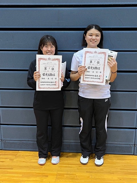 船橋バドミントン優勝写真