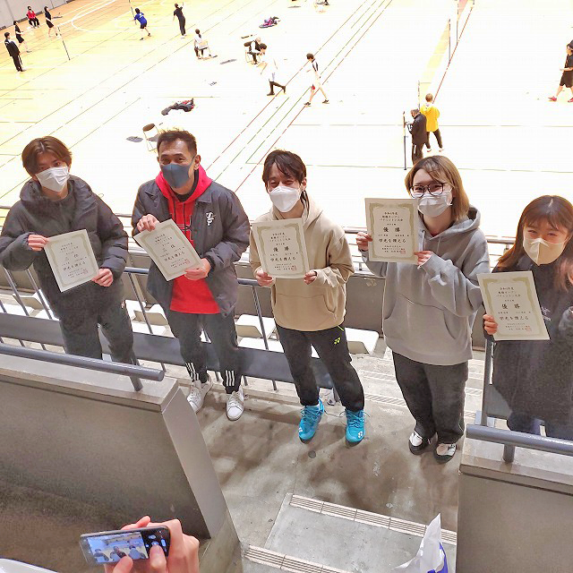 船橋バドミントン優勝写真