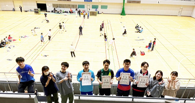 船橋バドミントン優勝写真
