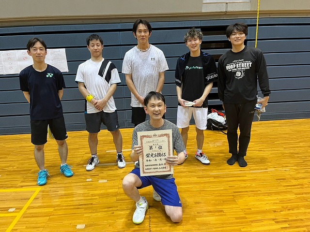 船橋バドミントン優勝写真